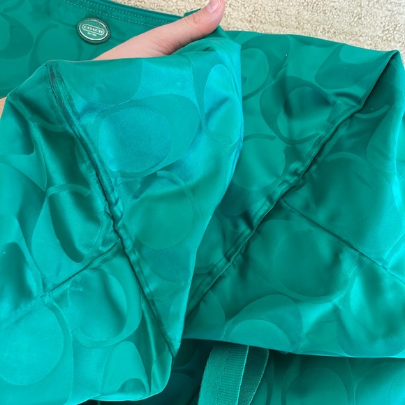 Coach packable nylon weekender tote - Picture 12 of 16